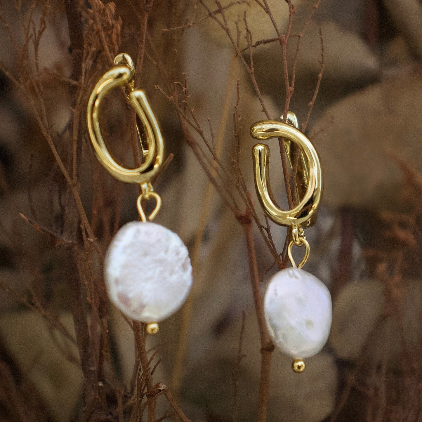 ARETES NÁCAR