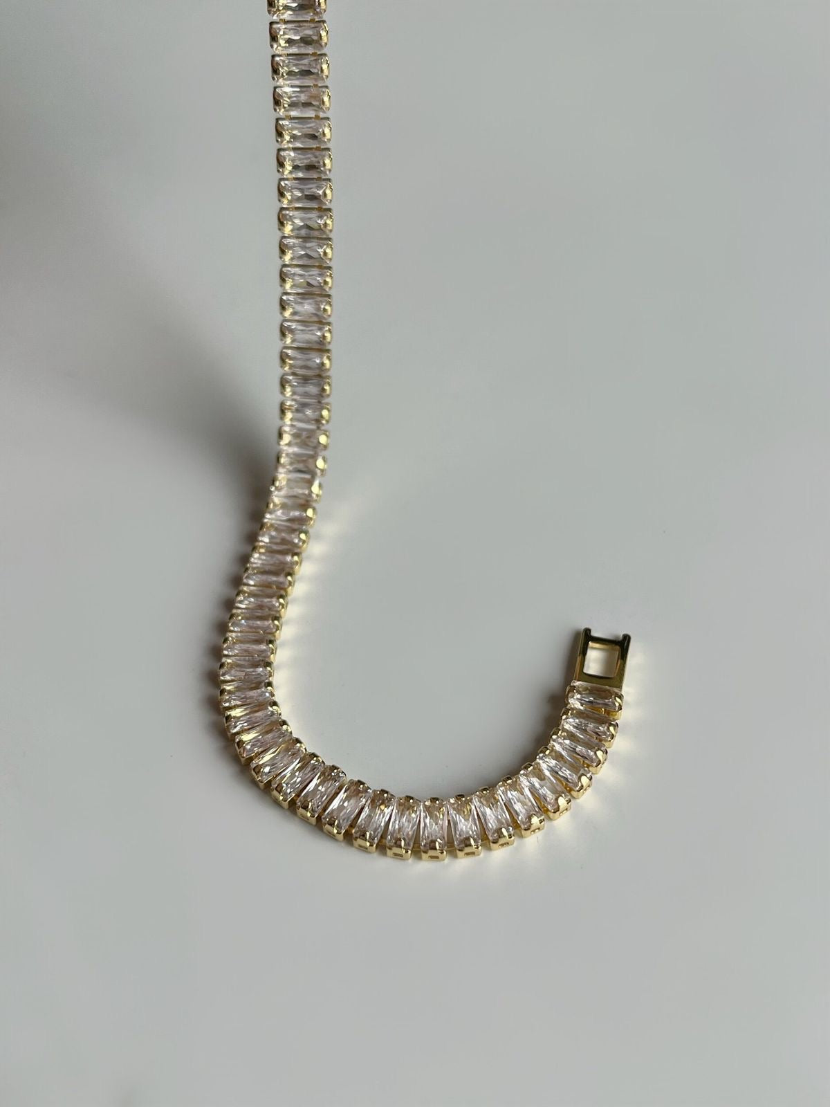 PULSERA TENNIS BLANCA