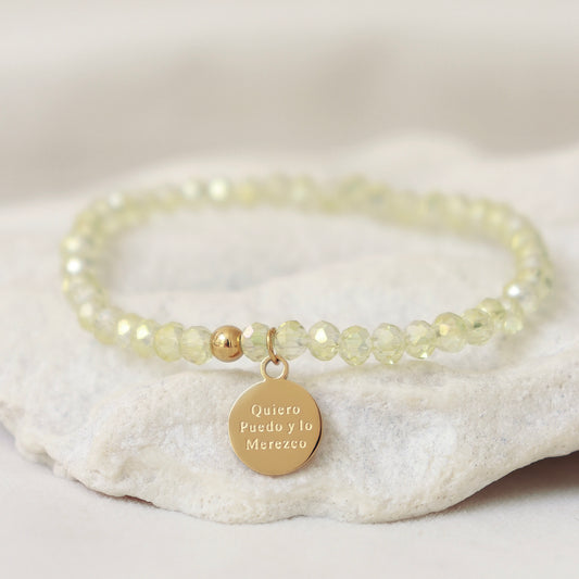 PULSERA QUIERO PUEDO Y LO MEREZCO
