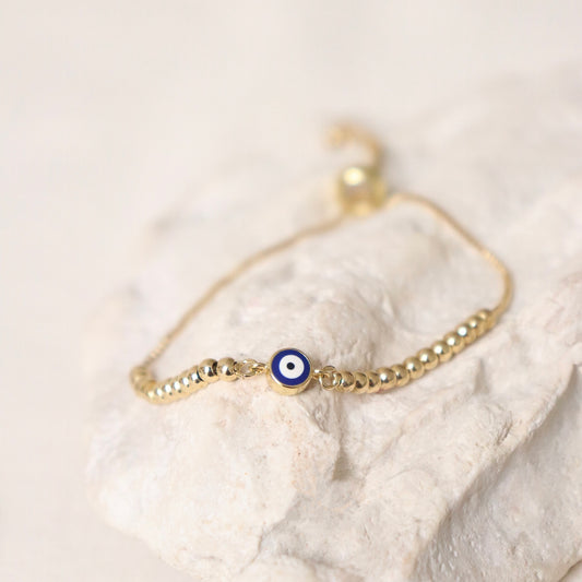PULSERA OJO TURCO AZUL