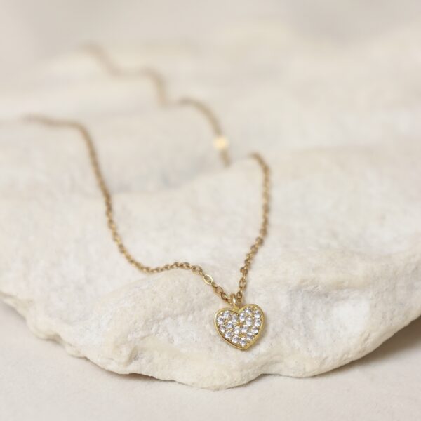 COLLAR CORAZÓN DE CRISTAL